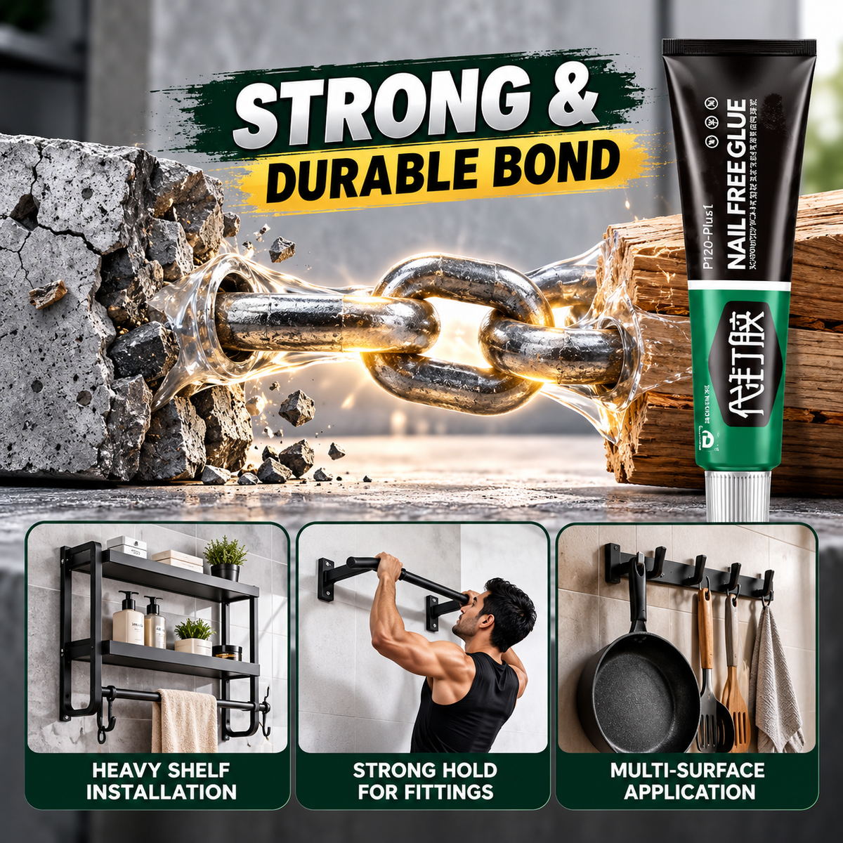 REESO™ Multi-Purpose Strong Bond Adhesive Glue – Pack of 2