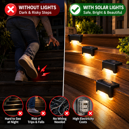 Reeso™ Solar outdoor Waterproof Lights 6-Pack