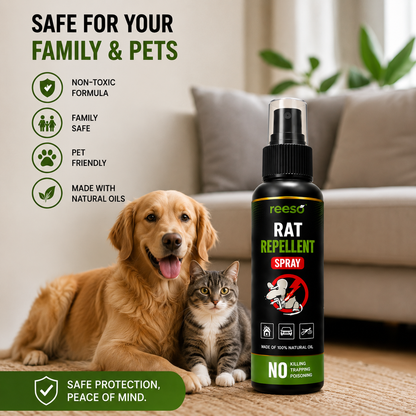 Eco Friendly Rat Repellent Spray (Pack Of 3)
