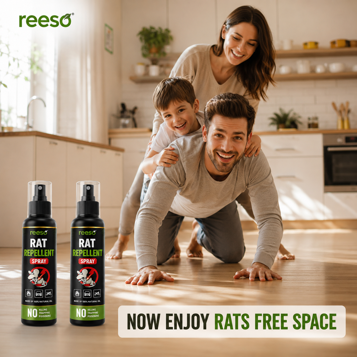 Reeso™ Natural Rat Repellent Spray - Buy 1 get 2 Free