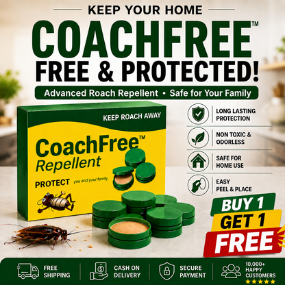 CoachFree™ (Buy 1 get 1 free) – Powerful Cockroach Killer Gel