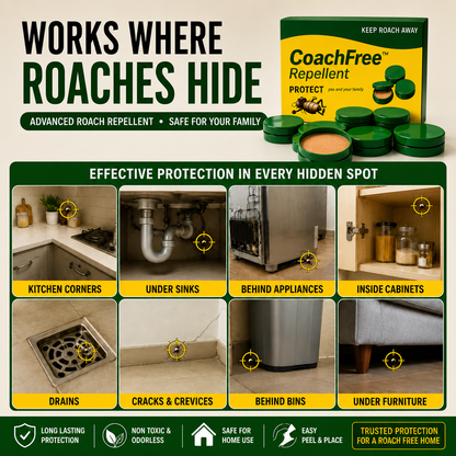 CoachFree™ (Buy 1 get 1 free) – Powerful Cockroach Killer Gel