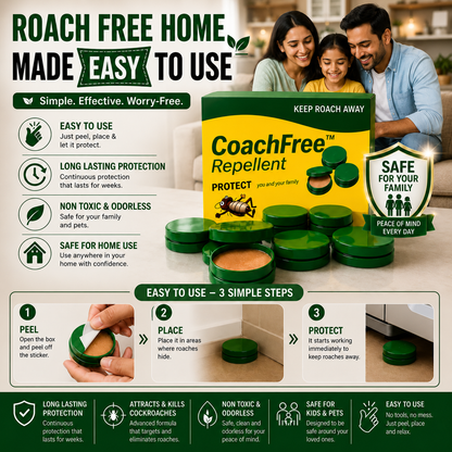 CoachFree™ (Buy 1 get 1 free) – Powerful Cockroach Killer Gel