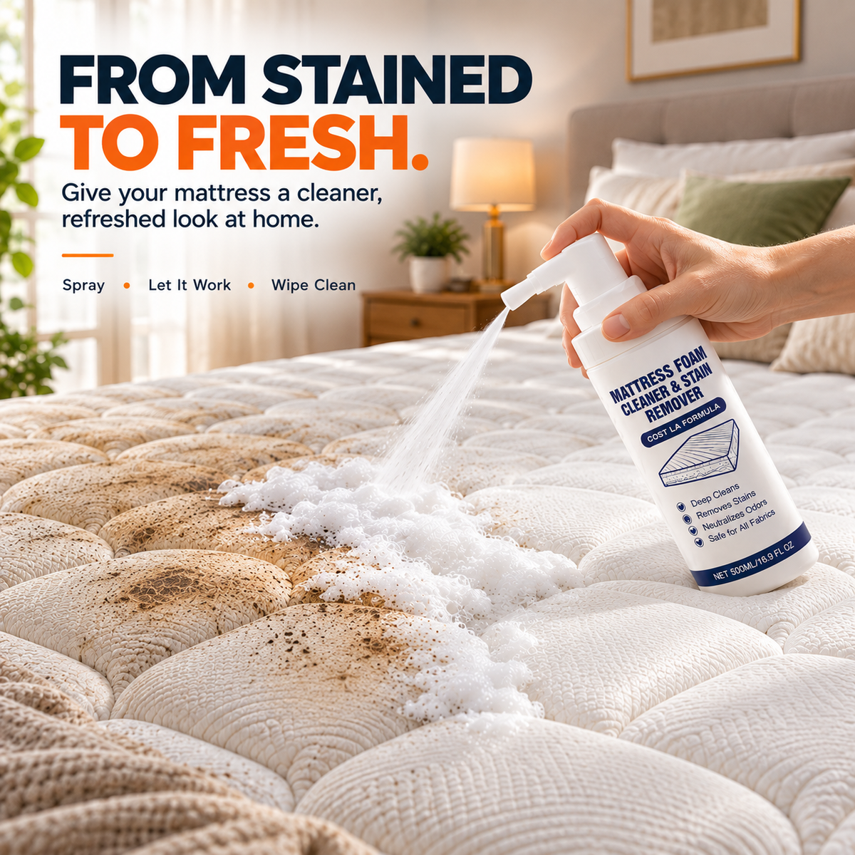 FreshSleep™ Mattress Cleaning Foam (Pack Of 2)
