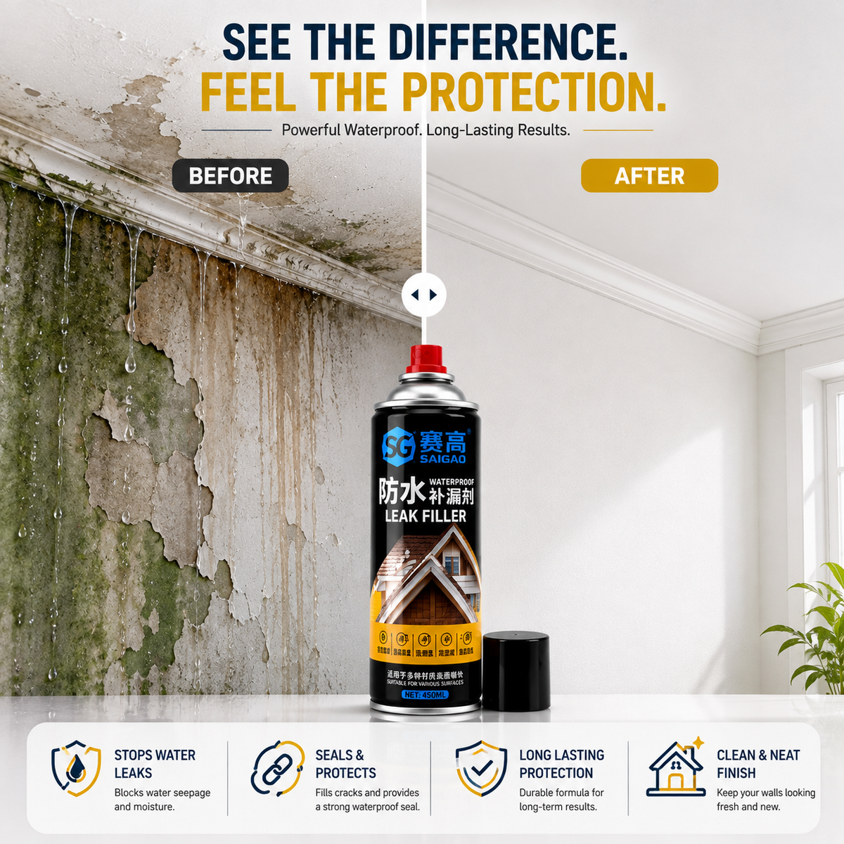Reeso™ Leak Filler Spray  100ML Each (Pack Of 2)