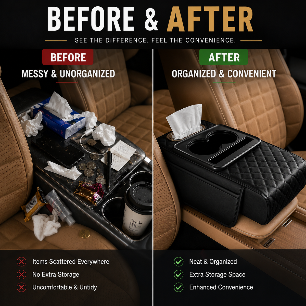 CarLux™ Car Armrest Cover