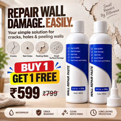 Reeso™ WallFix Pro Crack Repair Paste (Pack of 2)