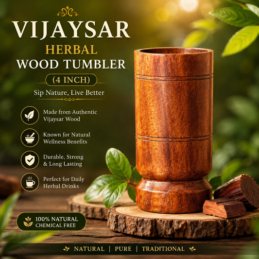 Sacred Jamun™ Natural Wood Water Glass