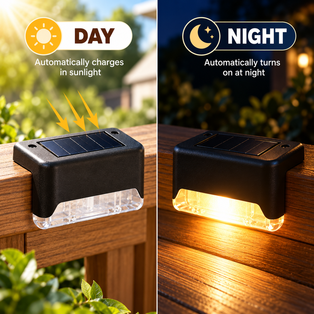 Reeso™ Solar outdoor Waterproof Lights 6-Pack