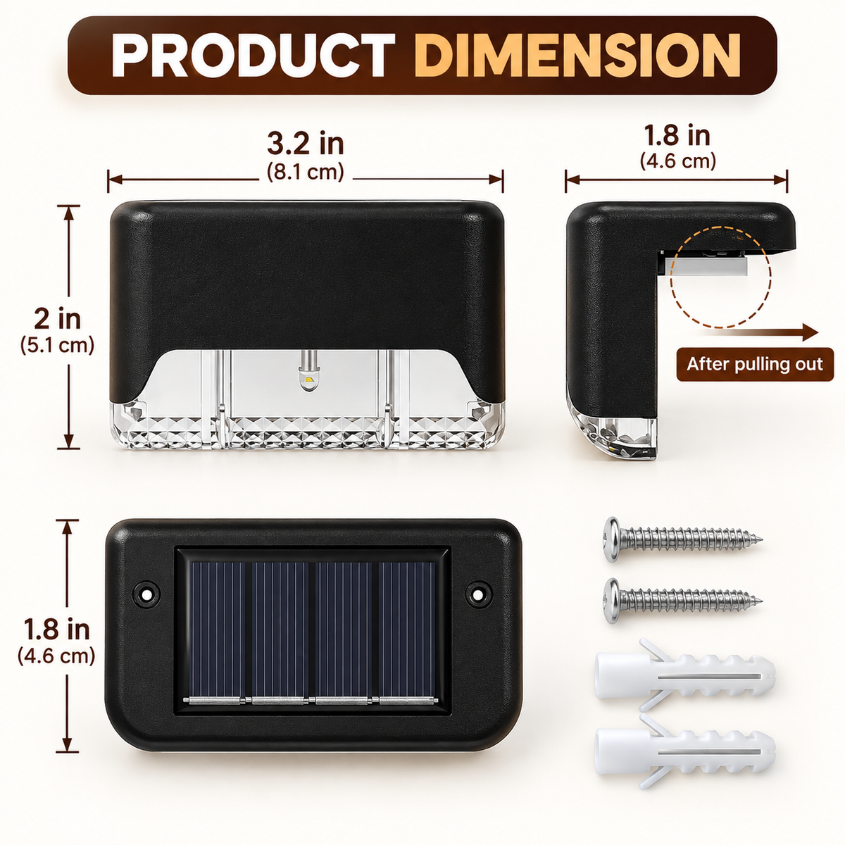 Reeso™ Solar outdoor Waterproof Lights 6-Pack