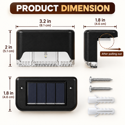 Reeso™ Solar outdoor Waterproof Lights 6-Pack