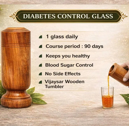 100% Natural Jamun Wood Drinking Glass